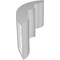 Ekena Millwork 5-in. W x 8-in. D x 12-in. H Ozark Architectural Grade PVC Knee Brace BRCP05X08X12OZK - alternate 3
